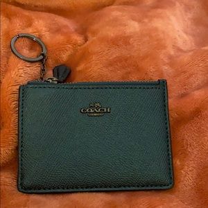 Mini skinny ID case in metallic leather